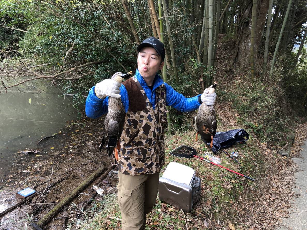 串焼き小野田猟風景